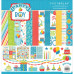 Набір паперу Party Boy, 12 аркушів + наклейки від Photo Play Paper