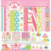 Набор бумаги Party Girl, 12 листов +наклейки от Photo Play Paper