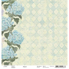 Лист бумаги для скрапбукинга "Flora 3", 30*30 см от ROSA