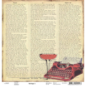 Аркуш паперу для скрапбукінгу "Heritage 3", 30 * 30 см від ROSA