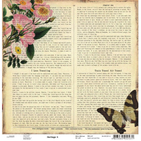 Аркуш паперу для скрапбукінгу "Heritage 4", 30 * 30 см від ROSA