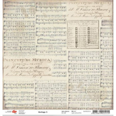 Аркуш паперу для скрапбукінгу "Heritage 5", 30 * 30 см від ROSA