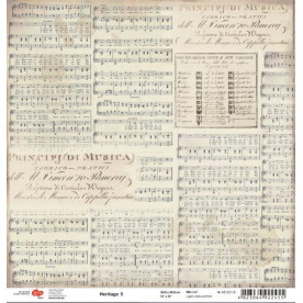 Аркуш паперу для скрапбукінгу "Heritage 5", 30 * 30 см від ROSA