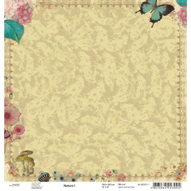Лист бумаги для скрапбукинга "Nature 1", 30*30 см от ROSA