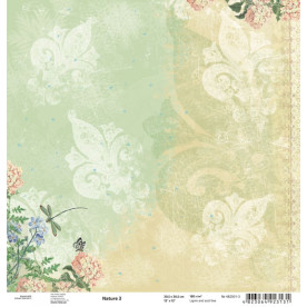 Аркуш паперу для скрапбукінгу "Nature 3", 30 * 30 см від ROSA