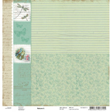 Аркуш паперу для скрапбукінгу "Nature 4", 30 * 30 см від ROSA