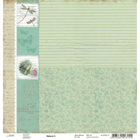 Аркуш паперу для скрапбукінгу "Nature 4", 30 * 30 см від ROSA