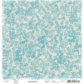 Лист бумаги для скрапбукинга "Sweet dreams3", 30*30 см от ROSA