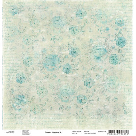 Аркуш паперу для скрапбукінгу "Sweet dreams4", 30 * 30 см від ROSA