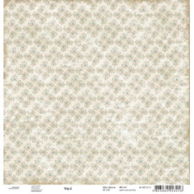 Аркуш паперу для скрапбукінгу "Trip2", 30 * 30 см від ROSA