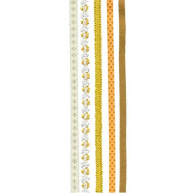 Набор лент на клеевой основе "Капучино", 5 шт по 30,5 см от ROSA