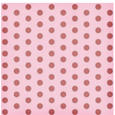 Односторонній папір для скрапбукінгу Pink Large Dot від Jenni Bowlin