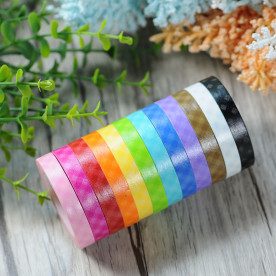 Набор декоративного скотча в клеточку, 12 шт по 11 м