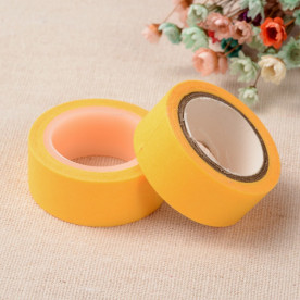 Декоративный скотч однотонный , золото , 15 мм, 5 м