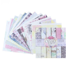 Набор бумаги "Сказка вокруг нас", 12 листов, 30*30 см, 160 г/м2