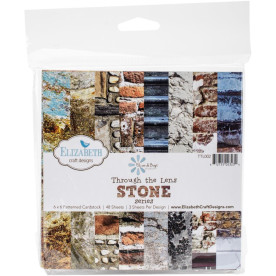 Набір паперу Stone, 16 аркушів, 15 * 15 см від Elizabeth Craft