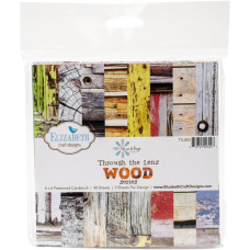 Набір паперу Wood, 16 аркушів, 15 * 15 см від Elizabeth Craft