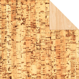Двусторонняя бумага Cork 30х30 от Kaisercraft