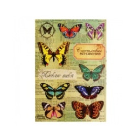 Набор наклеек "Бабочки", 11 шт, размер 11*15 мм, АртУзор