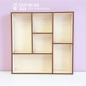 ШадоуБокс 200*200*30 мм от Scrapbox