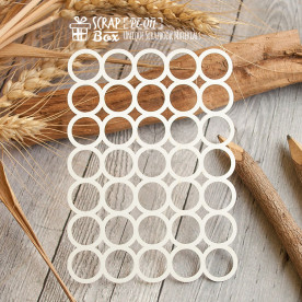 Чипборд Карточка Dots Project Life, 100*75 мм от Scrapbox