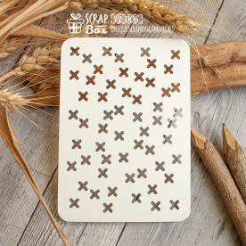 Чипборд Карточка Крестики Project Life, 100*75 мм от Scrapbox