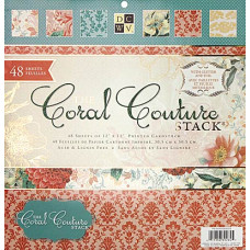 Набор скрапбумаги Coral Couture 30x30 24 листа от DCWV