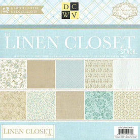 Набір скраппаперу Linen Closet 30x30 24 листа від DCWV