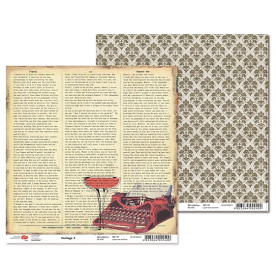 Двосторонній папір "Heritage" 3, 1 лист, 30 * 30 см від Rosa