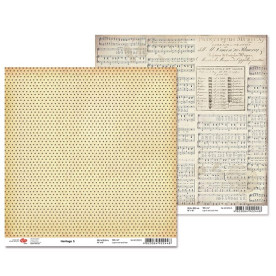 Двосторонній папір "Heritage" 5, 1 лист, 30 * 30 см від Rosa