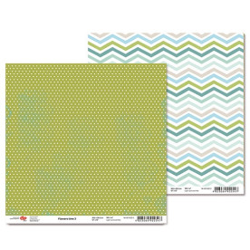 Двосторонній папір "Flowers time" 3, 1 лист, 30 * 30 см від Rosa