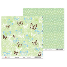 Двосторонній папір "Flowers time" 5, 1 лист, 30 * 30 см від Rosa