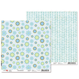 Двосторонній папір "First memories" 1, 1 лист, 30 * 30 см від Rosa