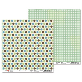 Двусторонняя бумага "First memories" 3, 1 лист , 30*30 см от Rosa