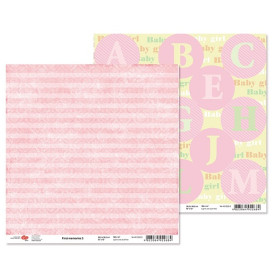 Двосторонній папір "First memories" 5, 1 лист, 30 * 30 см від Rosa