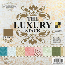 Набір скраппаперу Luxury 30x30 24 листа від DCWV
