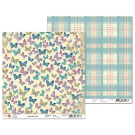 Двосторонній папір "Romantic time" 1, 1 лист, 30 * 30 см від Rosa