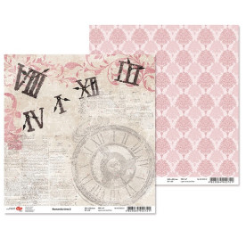 Двосторонній папір "Romantic time" 2, 1 лист, 30 * 30 см від Rosa