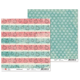 Двусторонняя бумага "Romantic time" 4, 1 лист , 30*30 см от Rosa