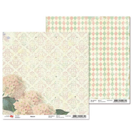 Двосторонній папір "Flora" 4, 1 лист, 30 * 30 см від Rosa