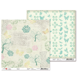 Двосторонній папір "Flora" 5, 1 лист, 30 * 30 см від Rosa