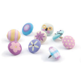 Набір тканинних брадс Kioshi Stiched brads 9 шт. від BasicGrey