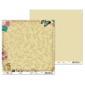 Двосторонній папір "Nature" 1, 1 лист, 30 * 30 см від Rosa