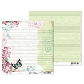 Двосторонній папір "Nature" 2, 1 лист, 30 * 30 см від Rosa