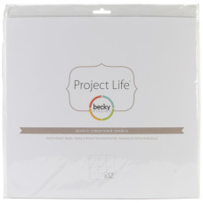 Файлы "Project Life", набор 12 шт , 30*30 см от AMERICAN CRAFTS
