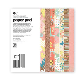 Набір паперу для скрапбукінгу Hopscotch 15х15 см 36 аркушів від BasicGrey