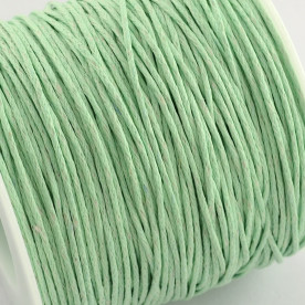 Вощений шнур салатовий, 84 м, товщина 1 мм
