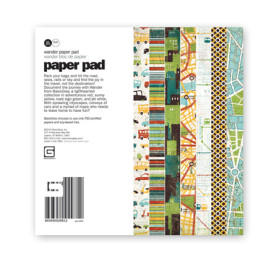 Набір паперу для скрапбукінгу Wander 15х15 см 36 аркушів від BasicGrey