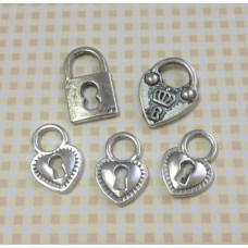 Набір підвісок Замочки, 5 шт 