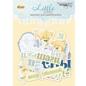 Набір вирубування для скрапбукінгу, Little Bear, 41 шт, Scrapmir